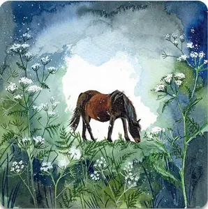 Horse Fridge Magnet by Alex Clark