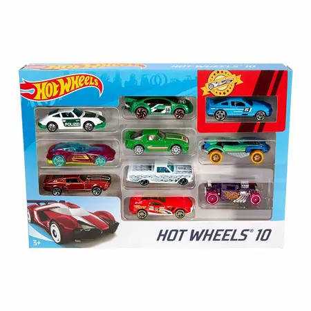 Hot Wheels 10 Car Gift Set