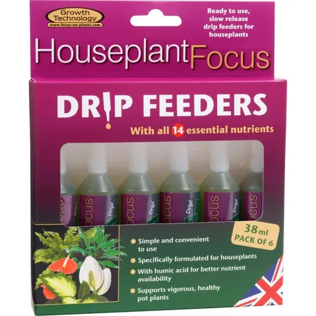 Houseplant Focus Drip Feeders 38ml - 6 pk