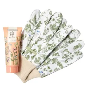 In The Garden Gardening Gloves Set & Shea Butter Hand Cream Gift Set - image 1