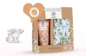 In The Garden Gardening Gloves Set & Shea Butter Hand Cream Gift Set - image 2