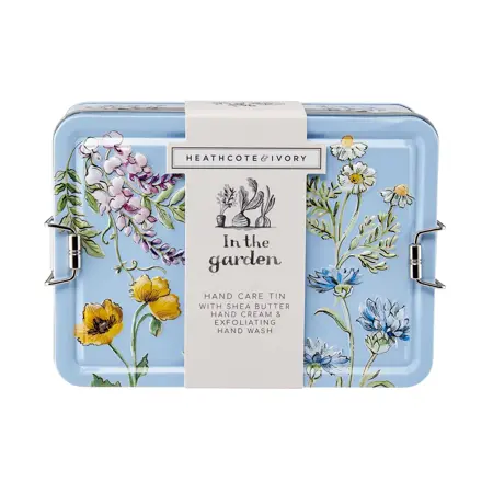 In The Garden Hand Care Tin (100ml Hand Cream & 50ml Exfoliating Hand Wash) - image 1