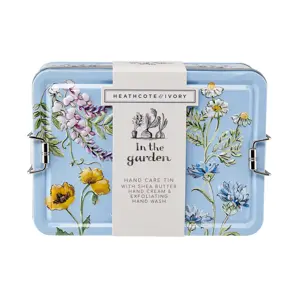 In The Garden Hand Care Tin (100ml Hand Cream & 50ml Exfoliating Hand Wash) - image 1