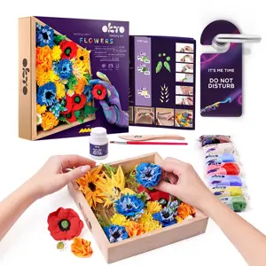 INSPIRATION Wood & Craft DIY Flowers 21×21 cm - image 2