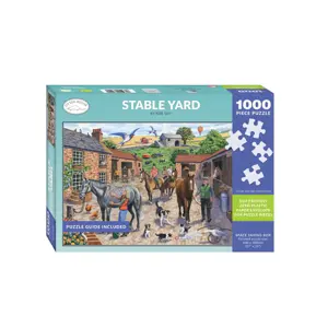 Jigsaw 1000 Piece - Stable Yard (L)