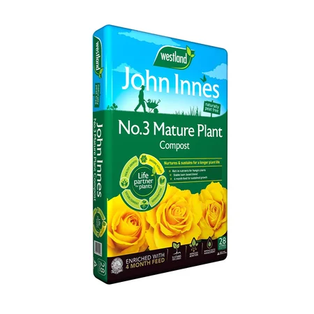 John Innes Peat Free No 3 Mature Plant Compost 28L