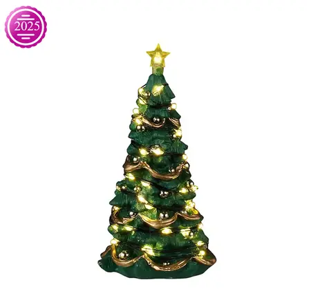 JOYFUL CHRISTMAS TREE, CLEAR LIGHT, Battery Operated (4.5V)