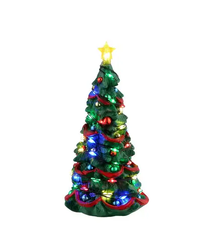 JOYFUL CHRISTMAS TREE, MULTI LIGHT, BATTERY OPERATED (4.5V)