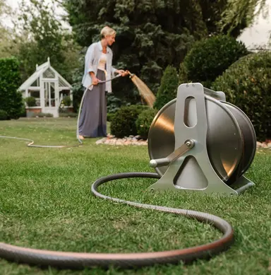 Kent & Stowe Metal Reel & Neverkink Hose Set 25m - Multi-Function - image 2