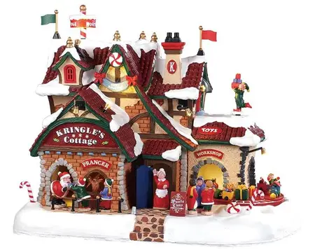 KRINGLE'S COTTAGE, WITH 4.5V ADAPTOR