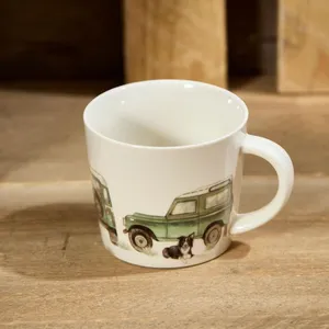Landy Full Wrap Stoneware Mug With Collie Dog - image 1