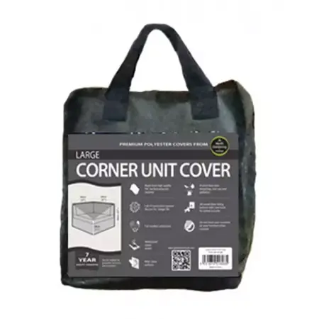 Large Corner Sofa Unit Cover – Waterproof Black - image 2