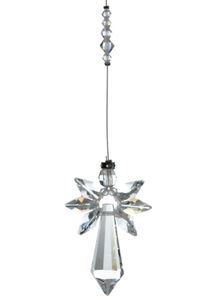 Lrg Crystal Guardian Angel Aurora Borealis