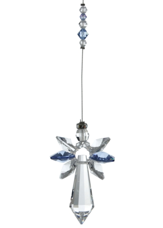 Large Crystal Guardian Angel Sapphire