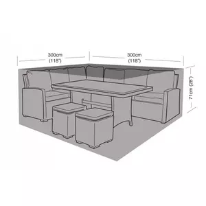 Large Square Casual Dining Set Cover - image 4