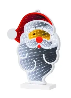 LED Infinity Lights Acrylic Santa Steady Indoor - image 1