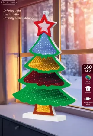 LED Infinity Lights Acrylic Tree Steady Indoor - image 1