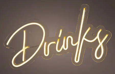 LED neon usb plastic drinks steady indoor