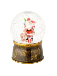 LED Snowglobe Plastic Snowglobe Steady Battery Operated Indoor