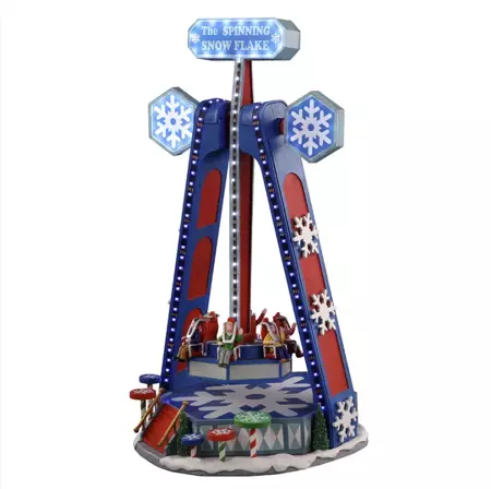 THE SPINNING SNOWFLAKE, WITH 4.5V ADAPTOR