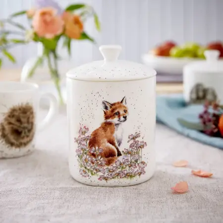 Lidded Storage Jar Med (fox) - image 2