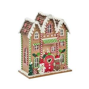 Light Up Gingerbread Candy Towers – 27cm