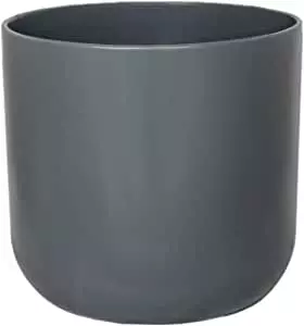 Lisbon Planter Charcoal D18.5Cm