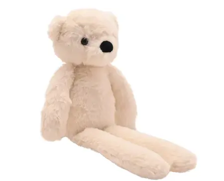Lola The Long Leg Plush Cream Teddy Bear 30 cm - image 1