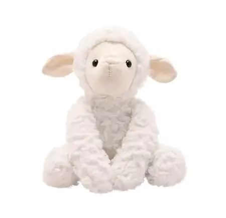 Lottie The Plush Sitting White Lamb 22 cm - image 1