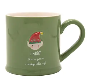 Love Life Christmas Embossed Mug - Daddy - image 1