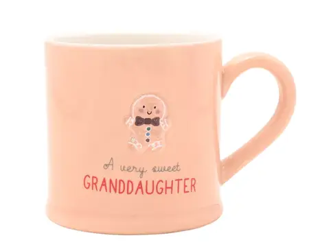Love Life Christmas Embossed Mug - Grandaughter - image 1