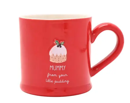 Love Life Christmas Embossed Mug - Mummy - image 1