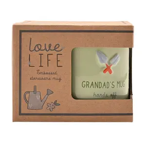 Love Life Embossed Mug - Grandad - image 2