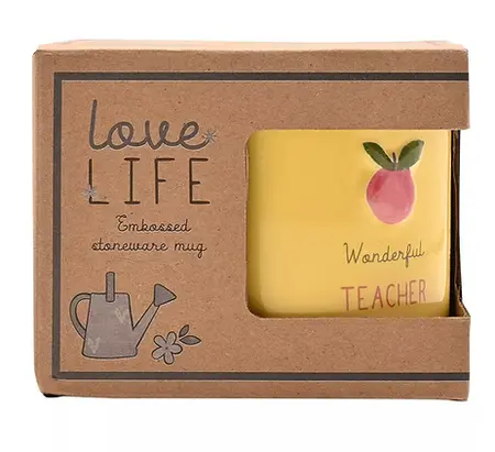Love Life Embossed Mug - Teacher - image 1