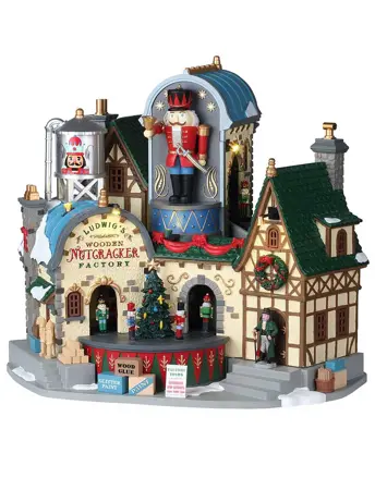 LUDWIG’S WOODEN NUTCRACKER FACTORY, INCL. ADAPTOR 74254, 550 mA (WHITE)