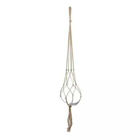 Macrame Plant Hanger Natural H120Cm