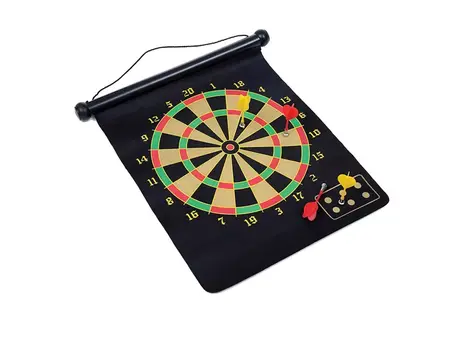 Mad Man Reversible Magnetic Darts & Chess Board Set - image 2
