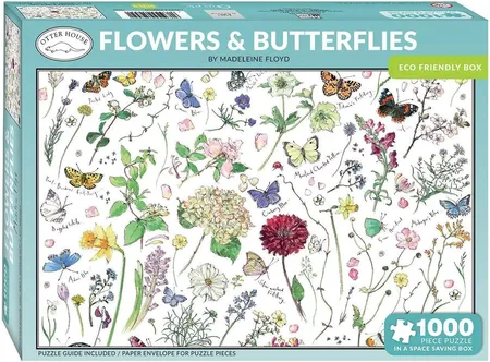 Madeleine Floyd Flowers & Butterflies 1000 Piece Jigsaw Puzzle - image 2