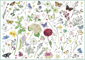 Madeleine Floyd Flowers & Butterflies 1000 Piece Jigsaw Puzzle - image 1