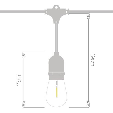 Madison Solar Drop Bulb Lights - Set Of 10 - image 4