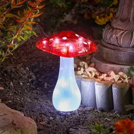 Magic Mushroom Solar Stake Light