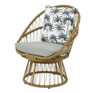 Maia Wicker Outdoor Swivel chair - image 2