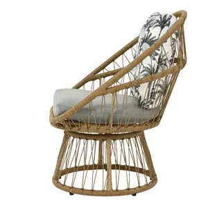 Maia Wicker Outdoor Swivel chair - image 3