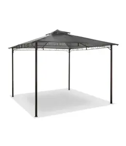 Malaga 3m Steel Gazebo Grey