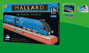Mallard Steam Locomotive 3D Puzzle