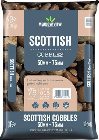SCOTTISH COBBLES 50-75mm - 63 Bag Pallet - image 1
