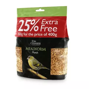 Mealworm Munch 400g 25% FOC 500g Cat 3 ABP Not for human use