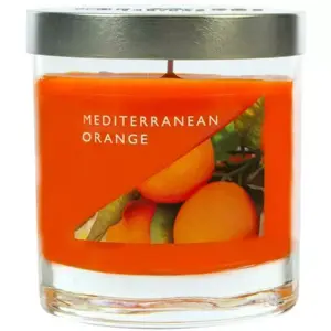 MEDIUM WAX FILL MEDITERRANEAN ORANGE