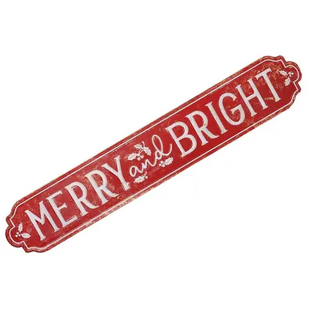 MERRY AND BRIGHT SIGN