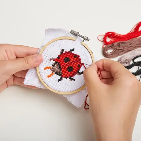 Mini Cross Stitch Kit Ladybug - image 3